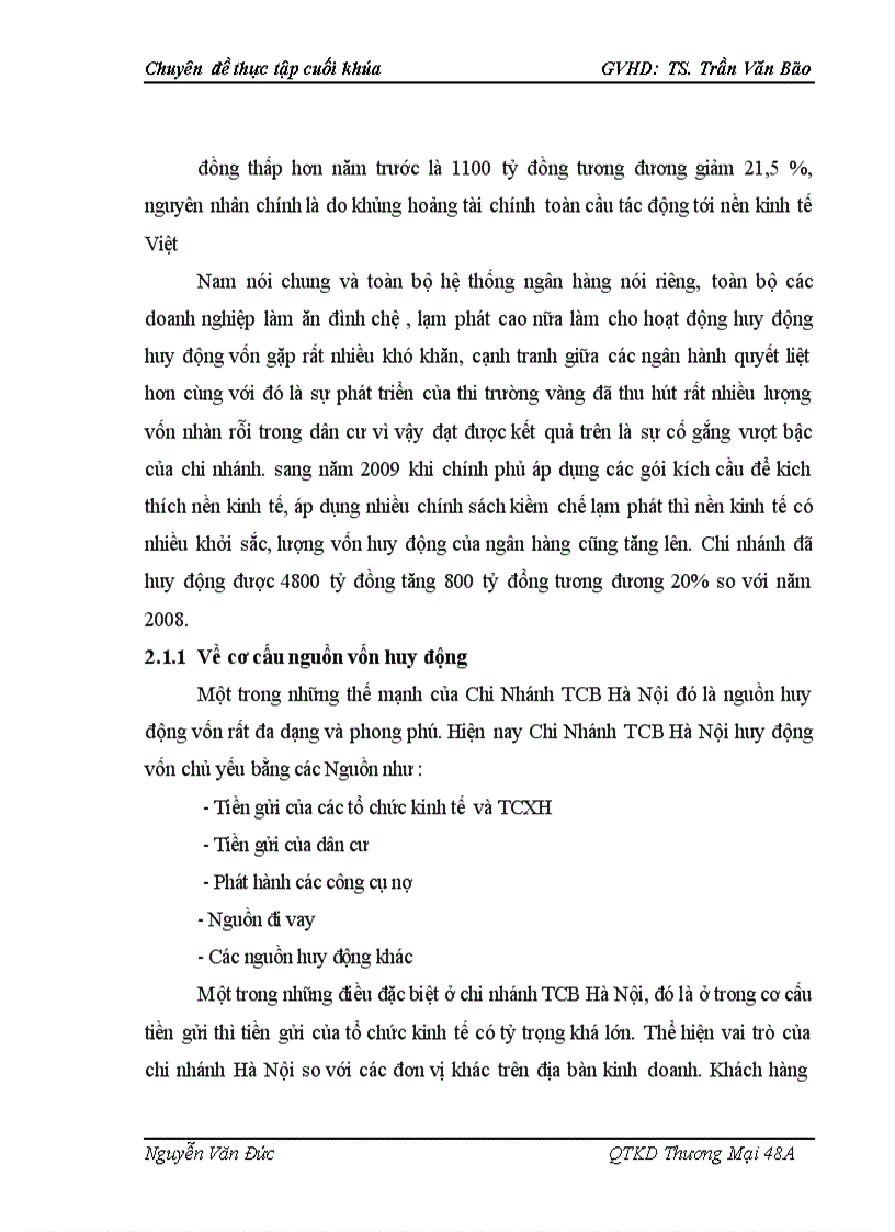 image for page Thực Trạng Và Giải Pháp Nâng Cao Hiệu Quả Huy Động Vốn Tại Ngân Hàng Techcombank Chi nhánh Hà Nội