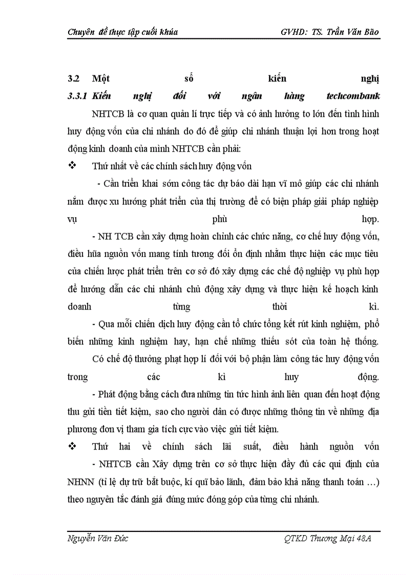 image for page Thực Trạng Và Giải Pháp Nâng Cao Hiệu Quả Huy Động Vốn Tại Ngân Hàng Techcombank Chi nhánh Hà Nội