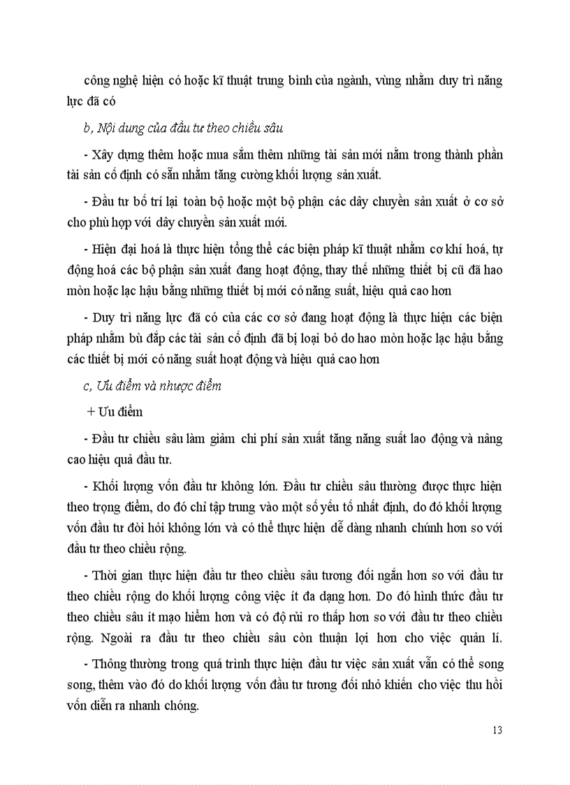 image for page Mối quan hệ giữa đầu tư theo chiều rộng và đầu tư theo chiều sâu