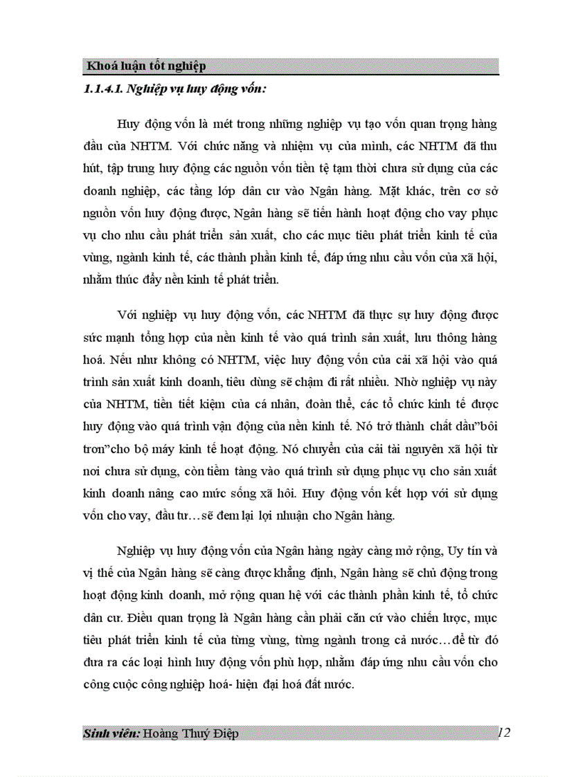 image for page Những giải pháp nhằm nâng cao hiệu quả công tác huy động vốn tại Ngân hàng Công thương Đống Đa