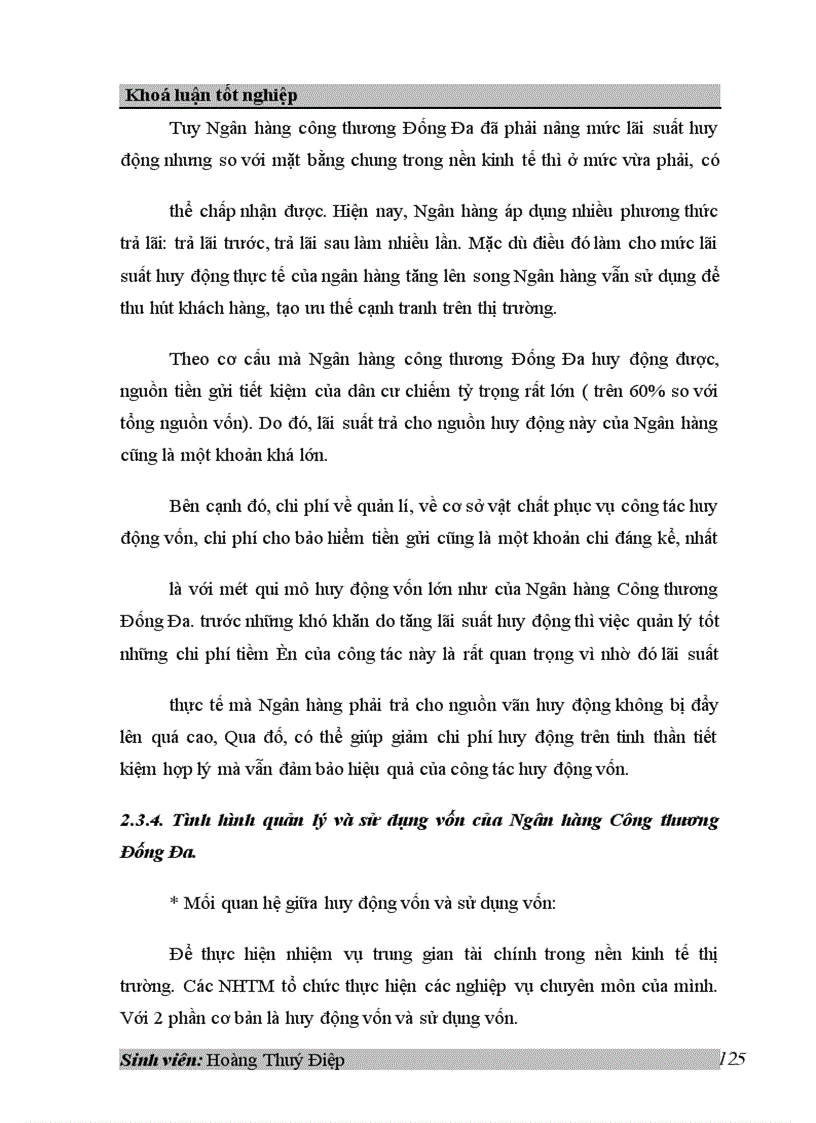 image for page Những giải pháp nhằm nâng cao hiệu quả công tác huy động vốn tại Ngân hàng Công thương Đống Đa