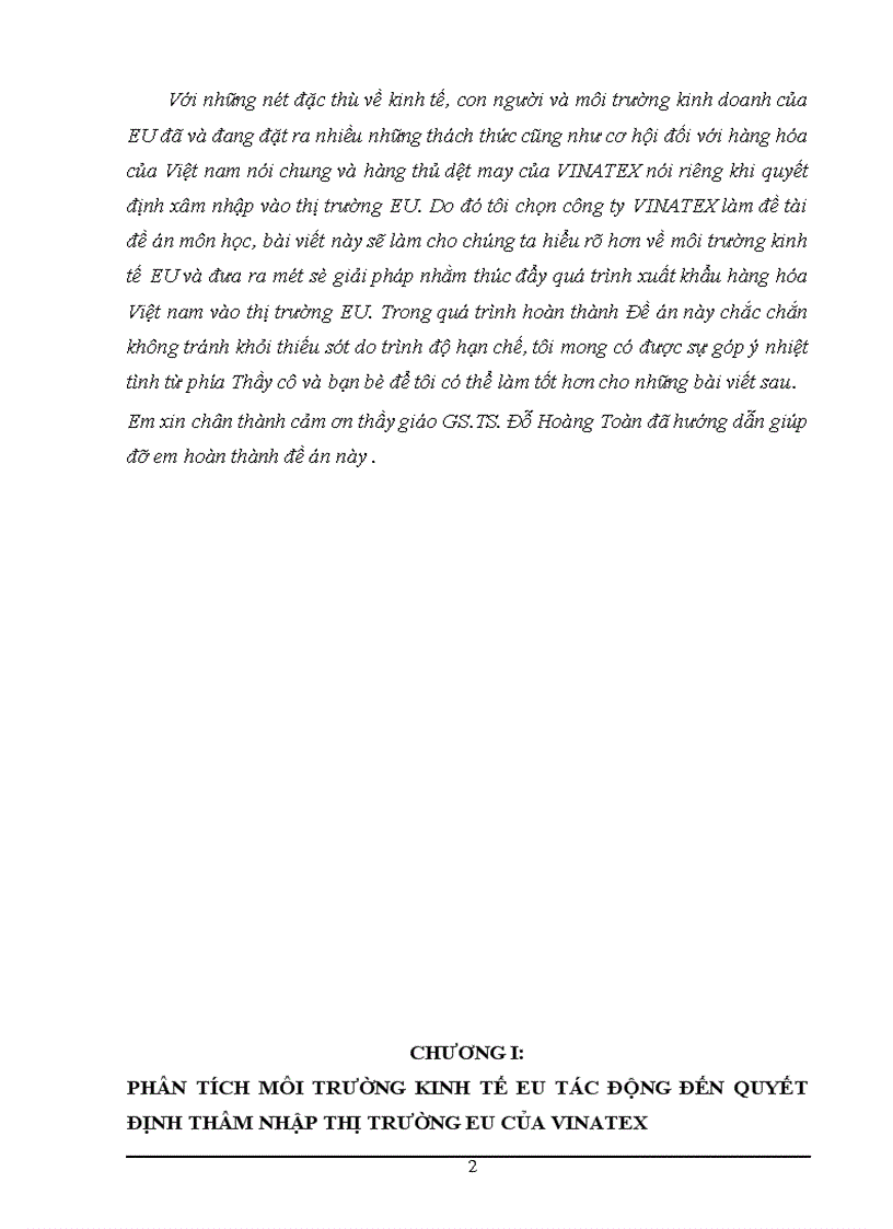 image for page Vinatex mở rộng thị trường sản phẩm may mặc ở eu