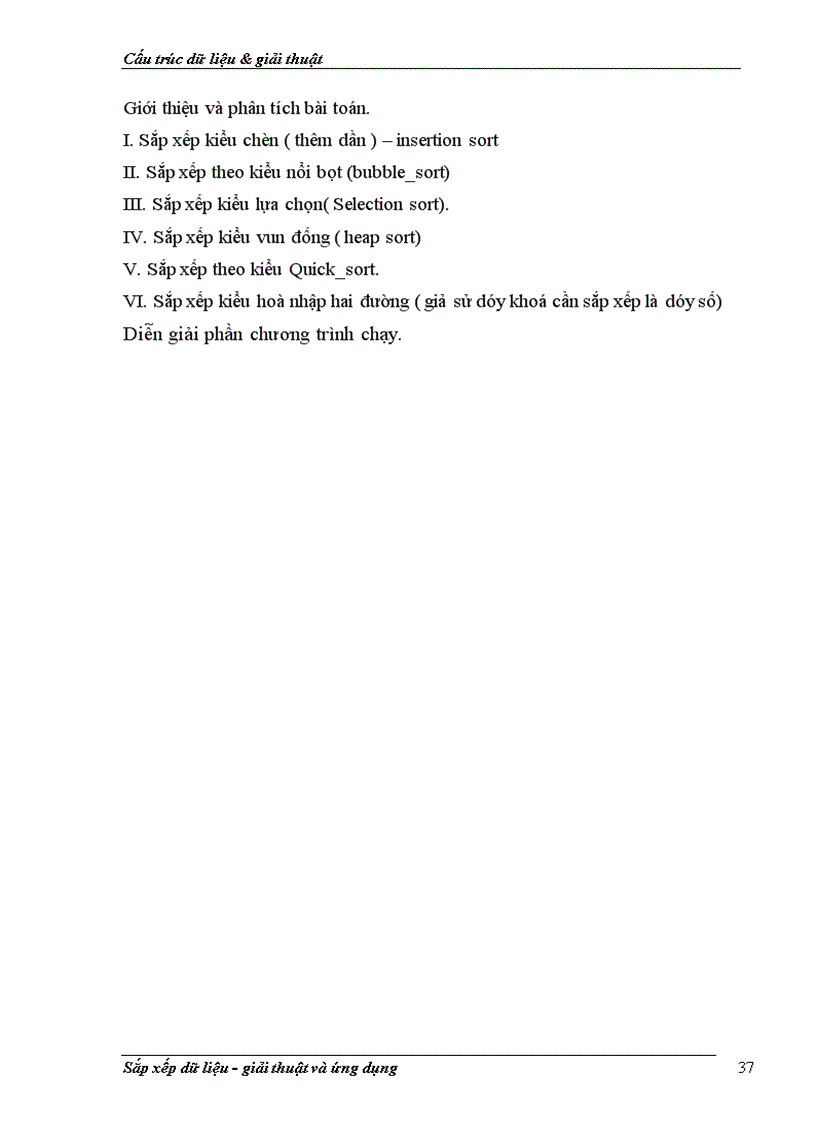image for page Giải thuật sắp xếp dữ liệu