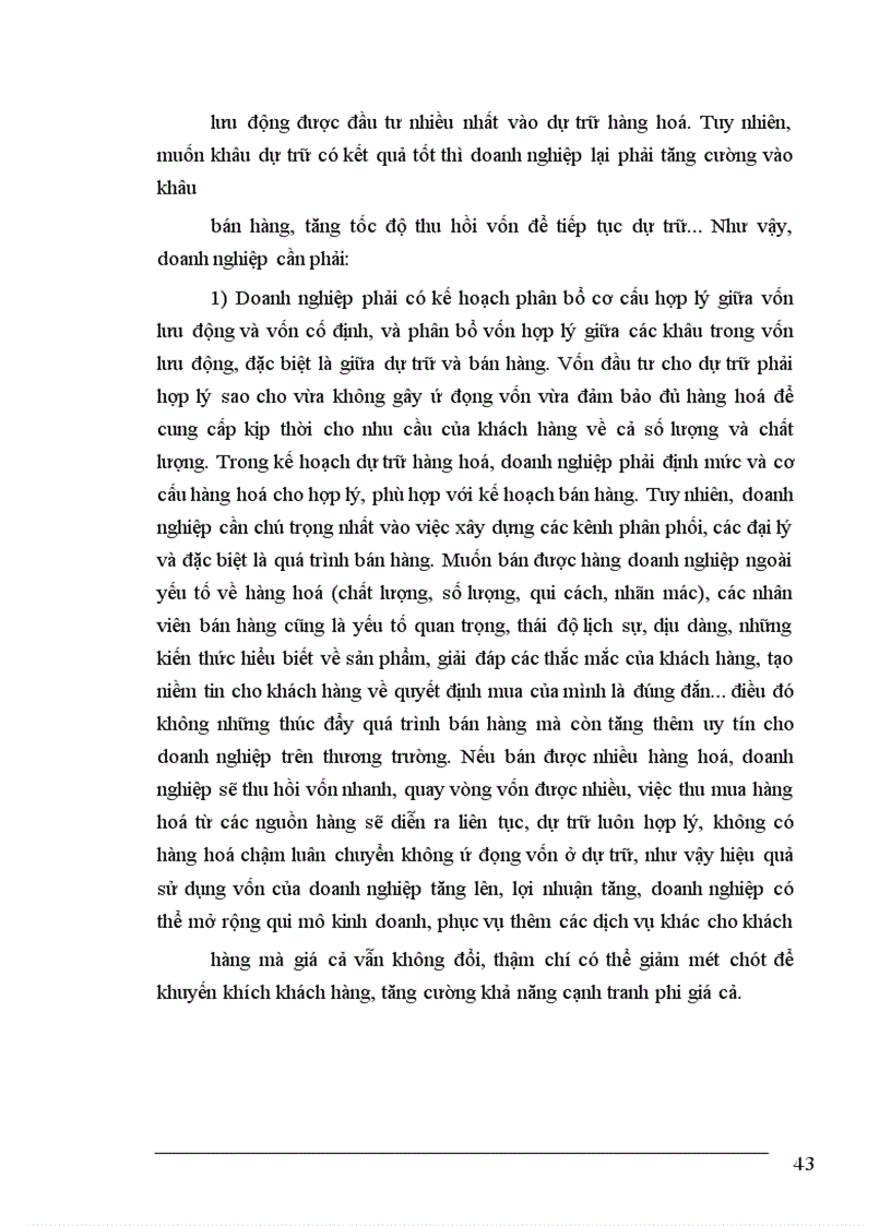 image for page Vốn và hiệu quả sử dụng vốn trong các Doanh nghiệp thương mại
