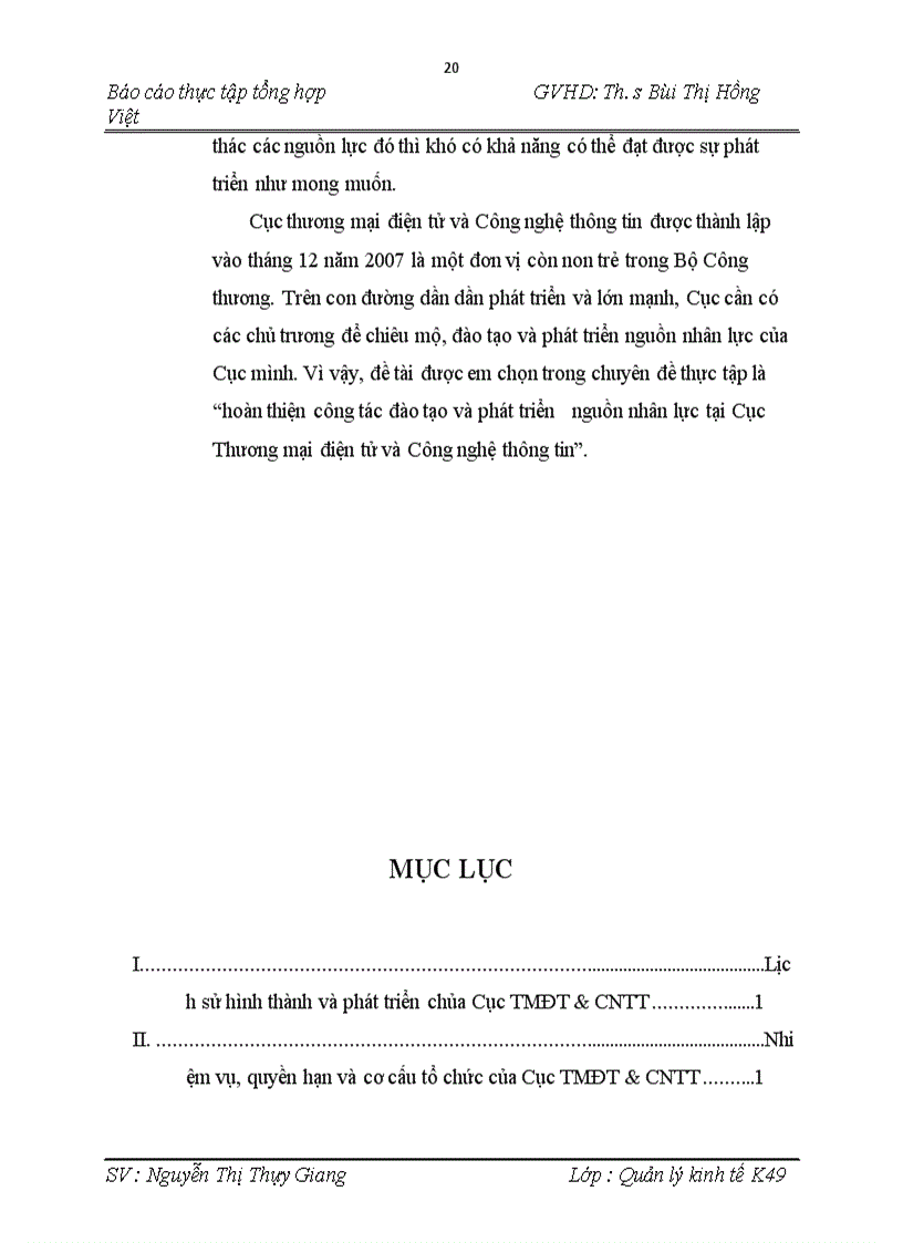 image for page Hoàn thiện công tác đào tạo và phát triển nguồn nhân lực tại Cục Thương mại điện tử và Công nghệ thông tin