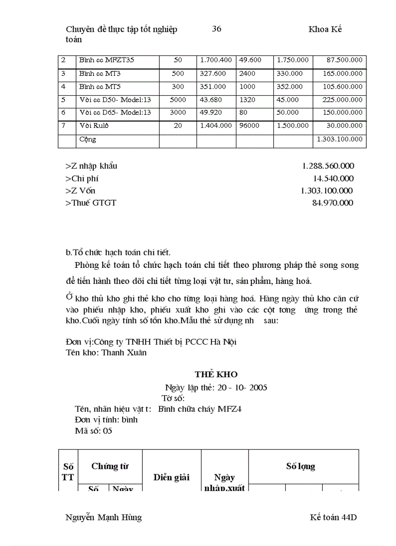 image for page Hoàn thiện kế toán thu mua và tiêu thụ hàng hoá ở Công ty TNHH Thiết bị Phòng cháy Chữa cháy Hà Nội