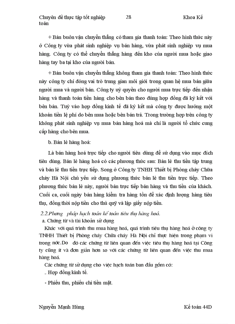 image for page Hoàn thiện kế toán thu mua và tiêu thụ hàng hoá ở Công ty TNHH Thiết bị Phòng cháy Chữa cháy Hà Nội