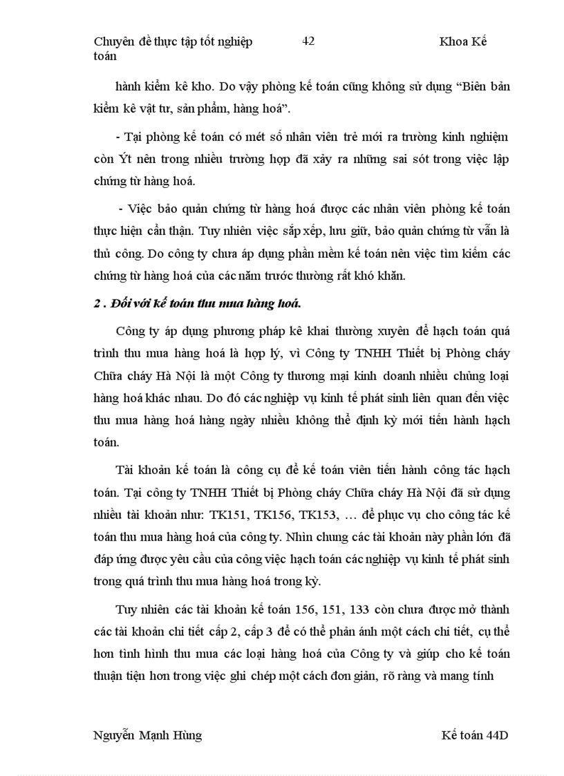 image for page Hoàn thiện kế toán thu mua và tiêu thụ hàng hoá ở Công ty TNHH Thiết bị Phòng cháy Chữa cháy Hà Nội