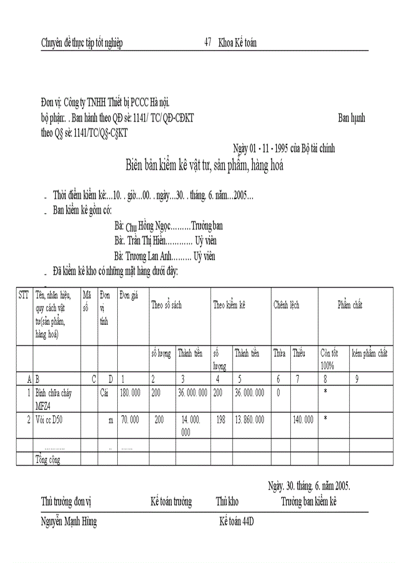image for page Hoàn thiện kế toán thu mua và tiêu thụ hàng hoá ở Công ty TNHH Thiết bị Phòng cháy Chữa cháy Hà Nội