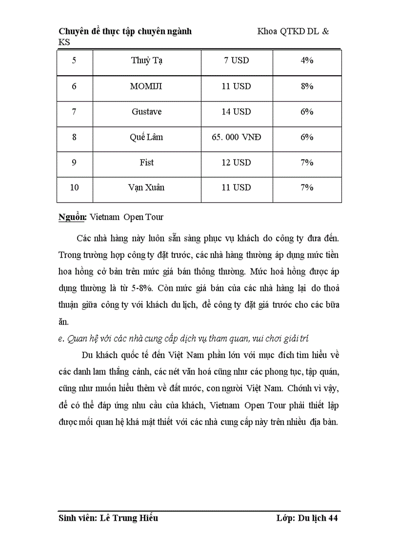 image for page Một số giải pháp nhằm phát triển mối quan hệ giữa công ty Việt Nam Open Tour với các doanh nghiệp khác