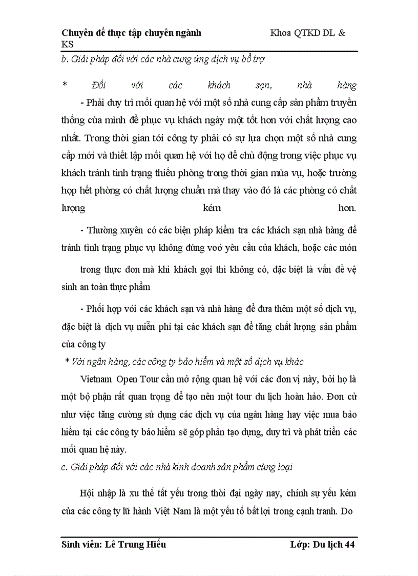 image for page Một số giải pháp nhằm phát triển mối quan hệ giữa công ty Việt Nam Open Tour với các doanh nghiệp khác