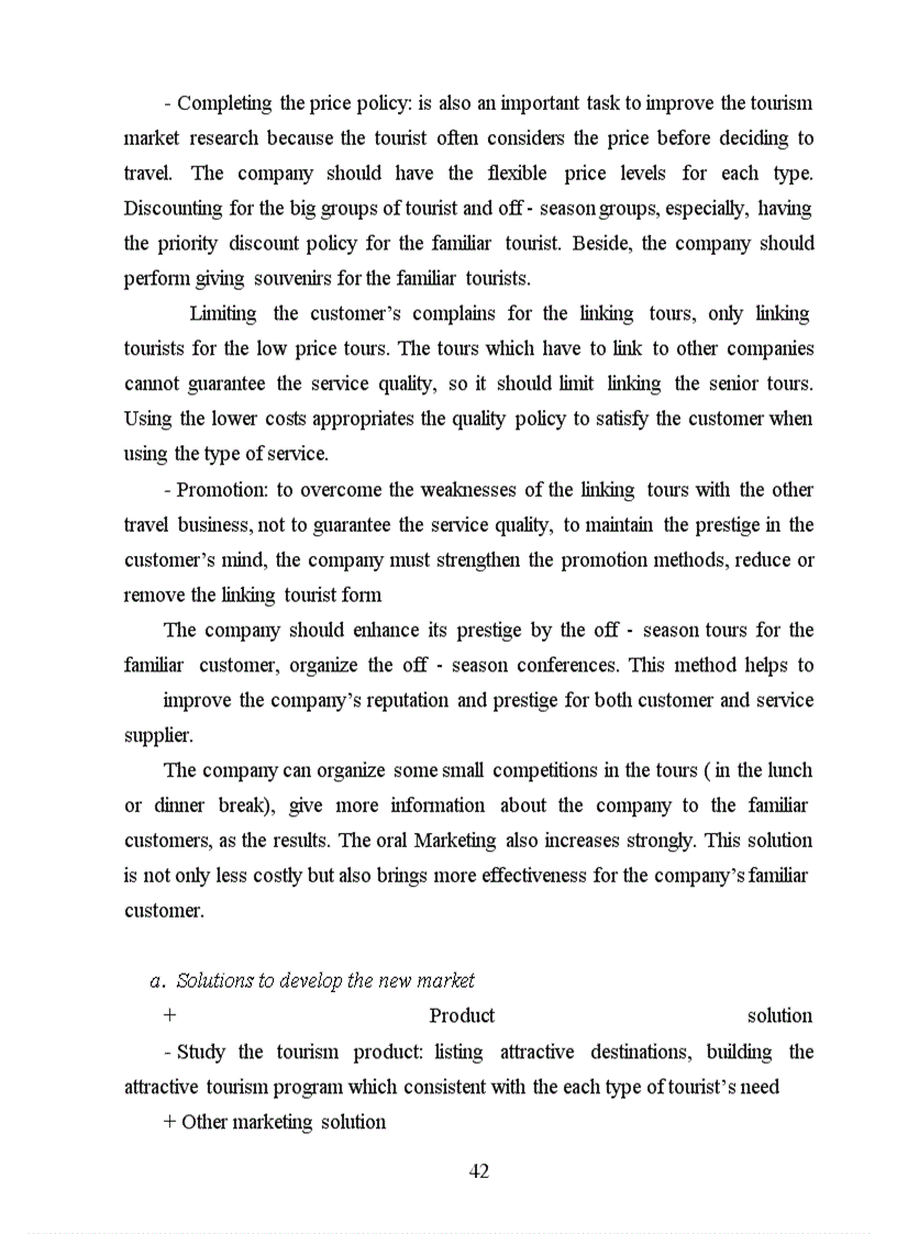 image for page Solutions to develop the international tourist market at Hoa Binh tourist and Convention Company