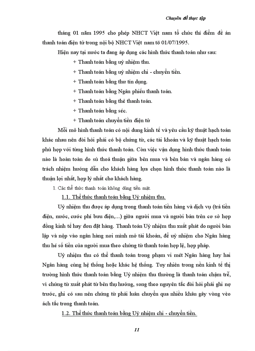 image for page Một số vấn đề nhằm hoàn thiện và phát triển tác thanh toán không dùng tiền mặt tại chi nhánh ngân hàng Công thương KVII- HBT - Hà Nội