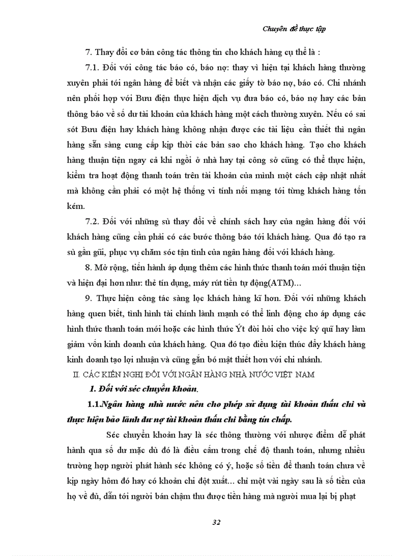 image for page Một số vấn đề nhằm hoàn thiện và phát triển tác thanh toán không dùng tiền mặt tại chi nhánh ngân hàng Công thương KVII- HBT - Hà Nội