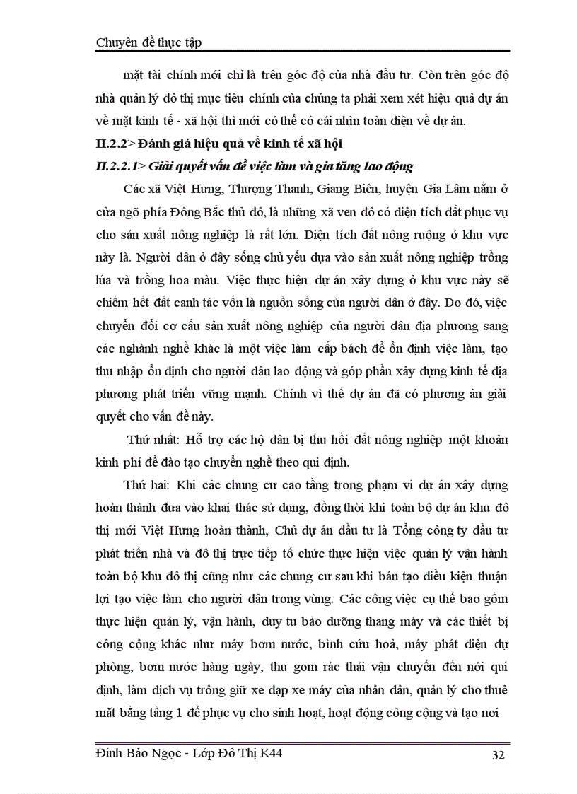 image for page Đánh giá bước đầu hiệu quả của dự án đầu tư xây dựng cơ sở hạ tầng KDTM Việt Hưng, Quận Long Biên, Hà Nội.