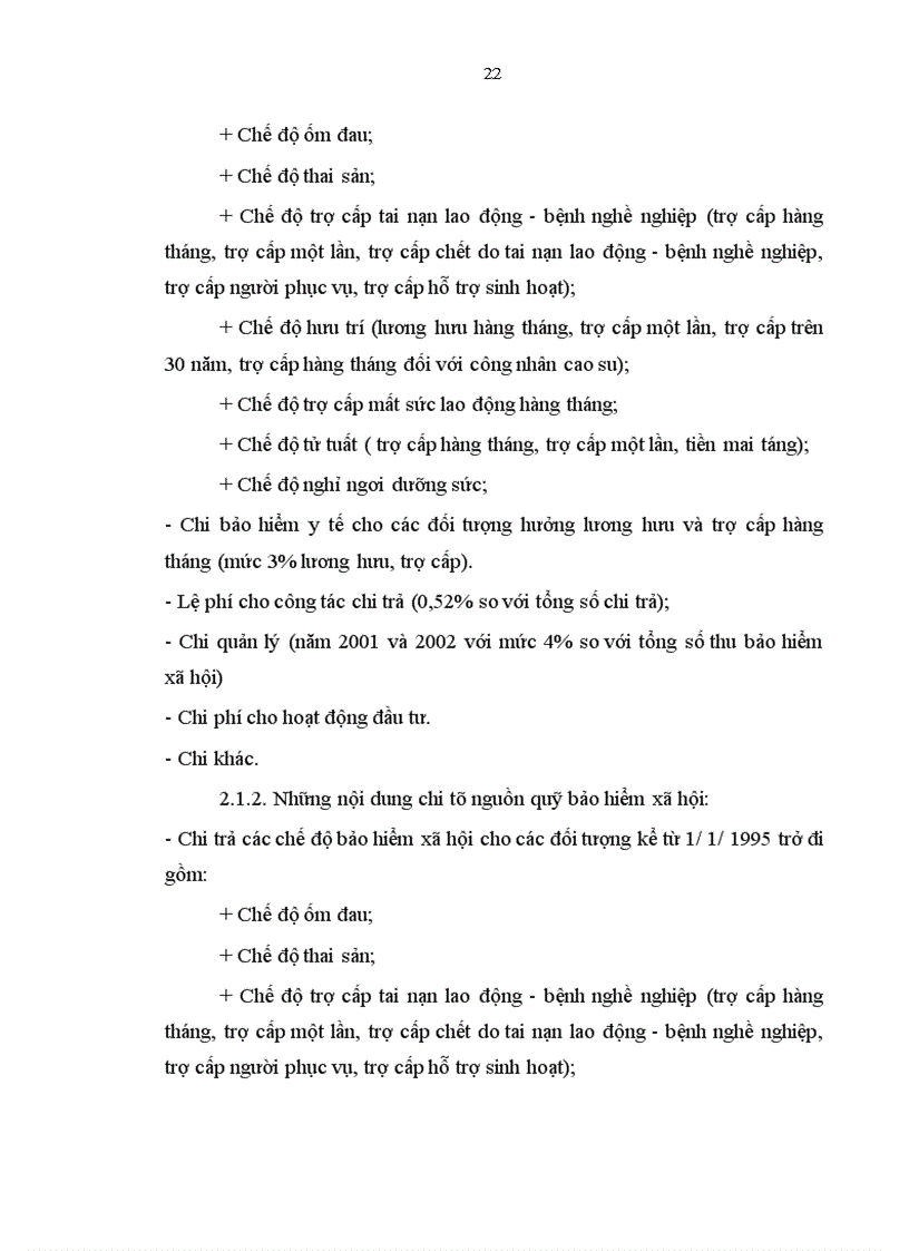 image for page Thực trạng về quỹ bảo hiểm xã hội của nước ta hiện nay.