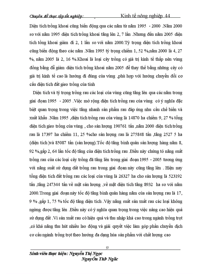 image for page Hiệu quả sử dụng đất nụng nghiệp sau khi chuyển đổi cơ cấu cây trồng , vật nuôi ở tỉnh Hải Dương