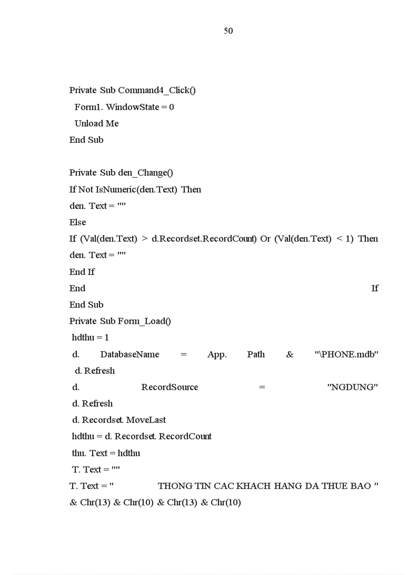 image for page Chương trình quản lí các số điện thoại đã đăng kí thuê bao