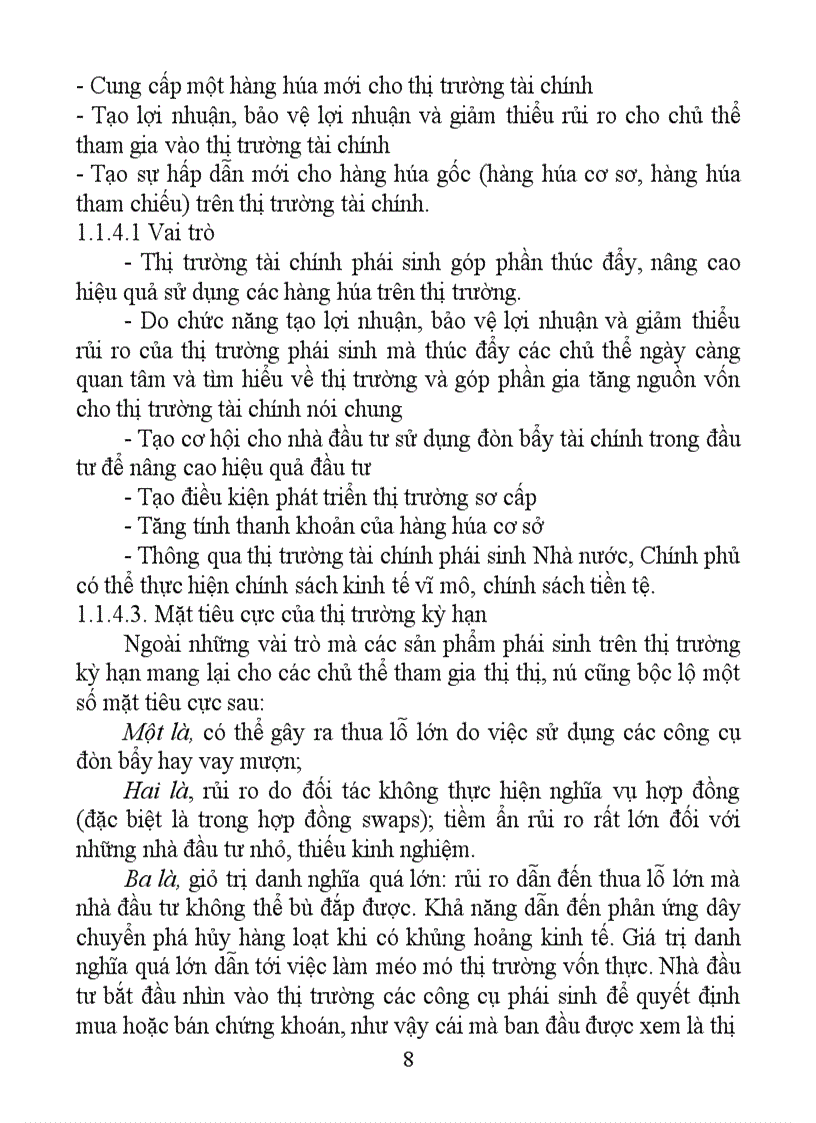 image for page Thị trường kì hạn - tổ chức và quản trị giao dịch