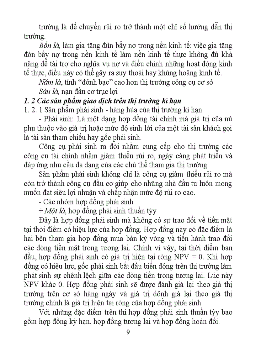 image for page Thị trường kì hạn - tổ chức và quản trị giao dịch