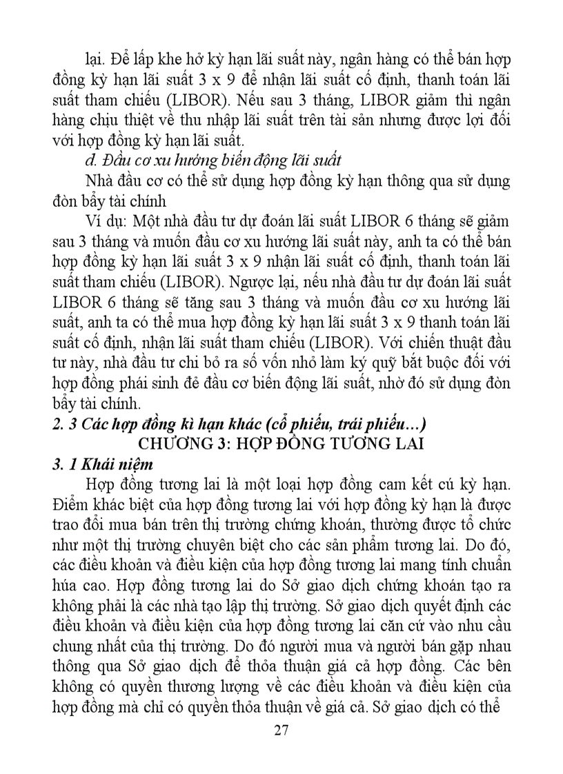 image for page Thị trường kì hạn - tổ chức và quản trị giao dịch