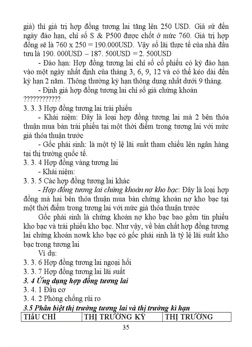 image for page Thị trường kì hạn - tổ chức và quản trị giao dịch