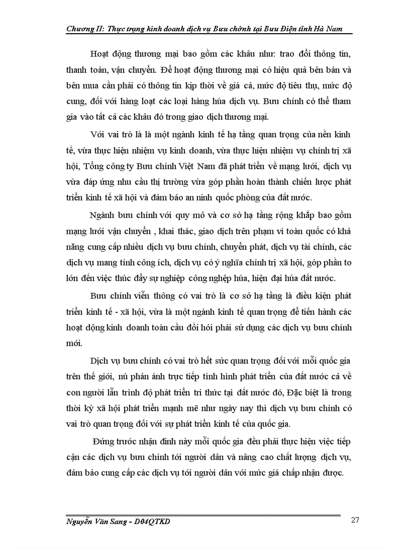 image for page Một số giải pháp phát triển dịch vụ bưu chính tại bưu điện tỉnh Hà Nam