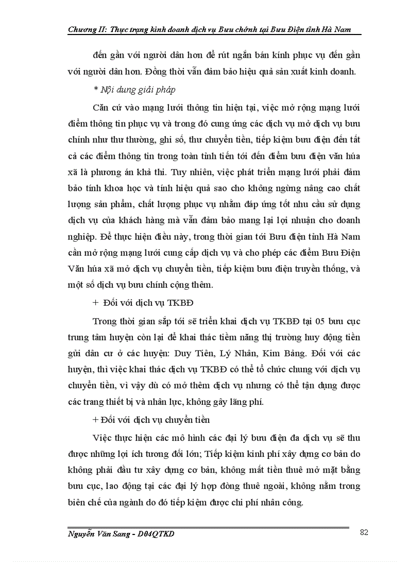 image for page Một số giải pháp phát triển dịch vụ bưu chính tại bưu điện tỉnh Hà Nam