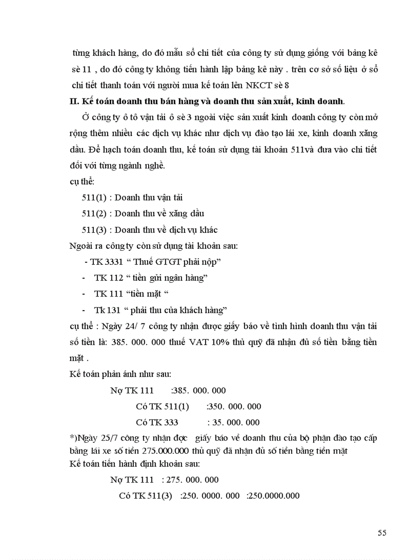 image for page Báo cáo thực tập tại Công ty vận tải vận tải ô tô số 3