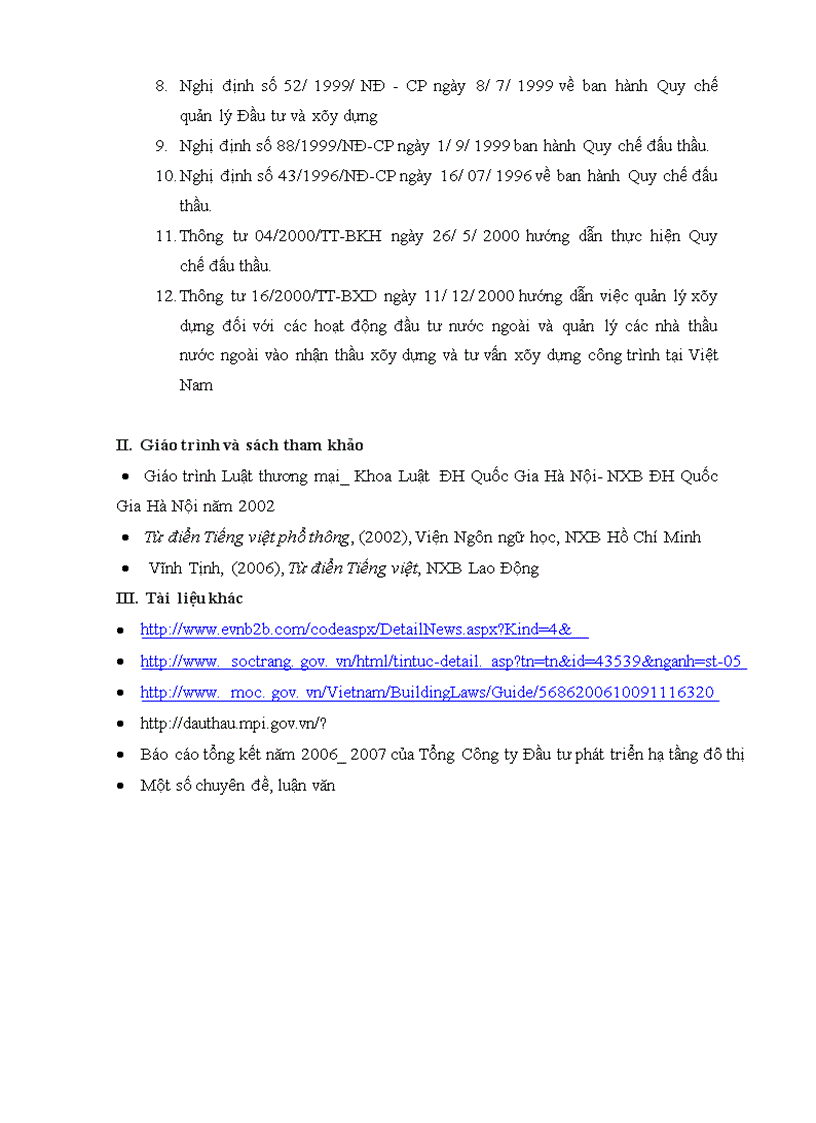 image for page Pháp luật về đấu thầu xây lắp và thực tiễn áp dụng tại Tổng Công ty Đầu tư phát triển hạ tầng đô thị