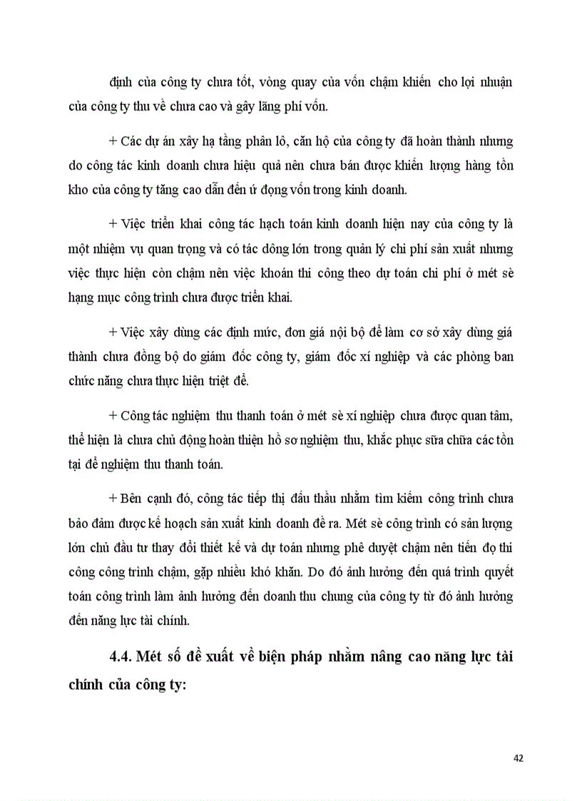 image for page Phân tích năng lực tài chính của công ty cổ phần Sông Đà 2