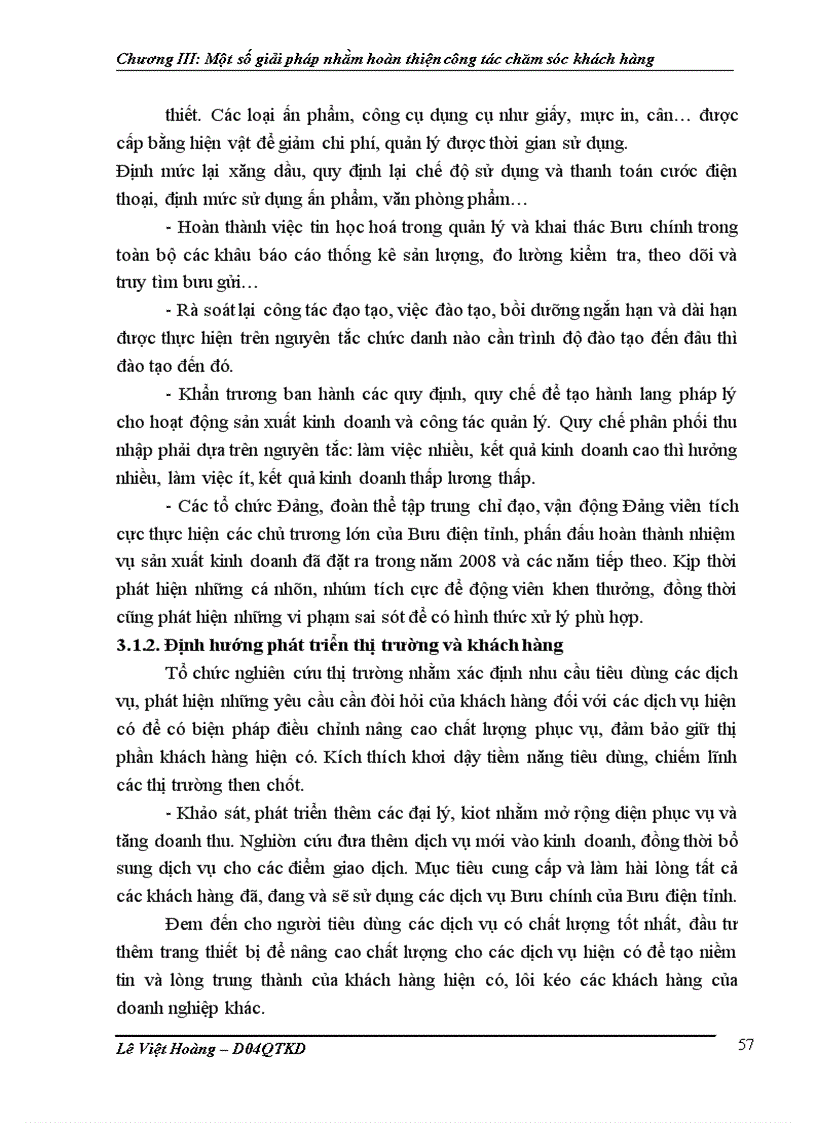 image for page Một số giải pháp hoàn thiện công tác chăm sóc khách hàng tại Bưu điện tỉnh Phú Thọ