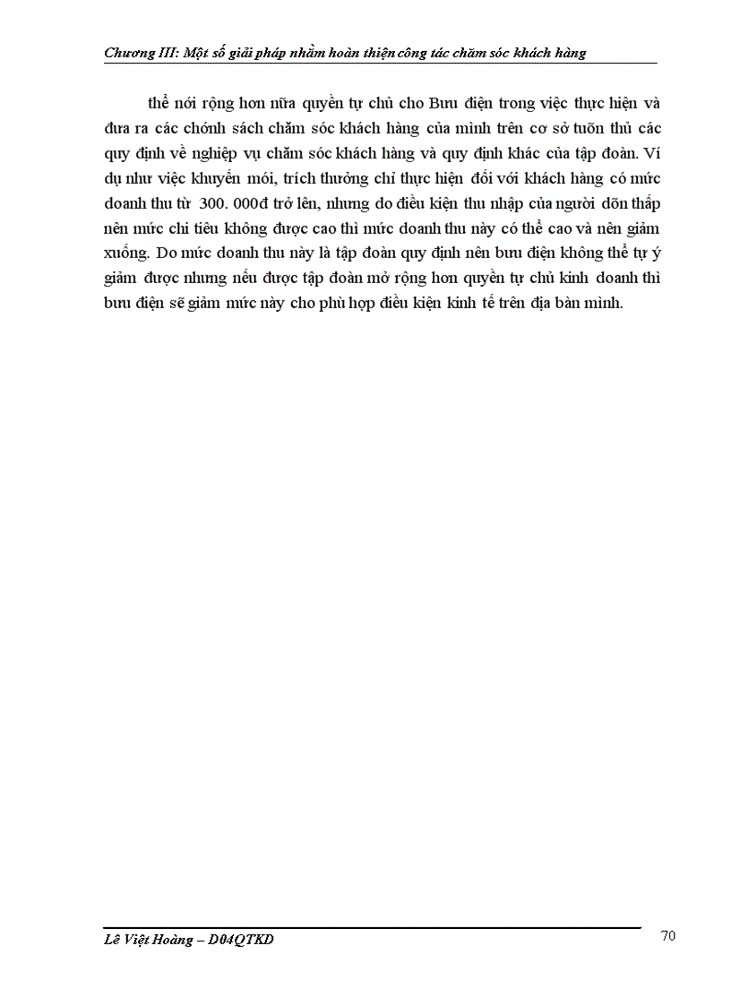 image for page Một số giải pháp hoàn thiện công tác chăm sóc khách hàng tại Bưu điện tỉnh Phú Thọ