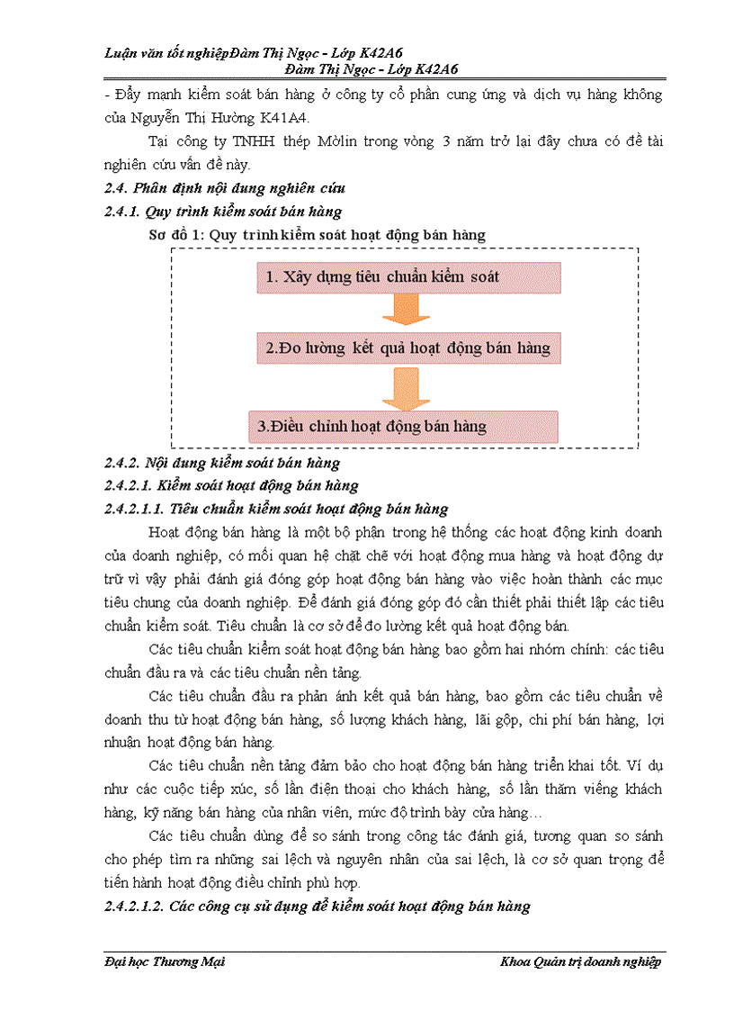 image for page Phương pháp nghiên cứu và thực trạng kiểm soát hoạt động bán hàng tại công ty TNHH thép Mê Lin.
