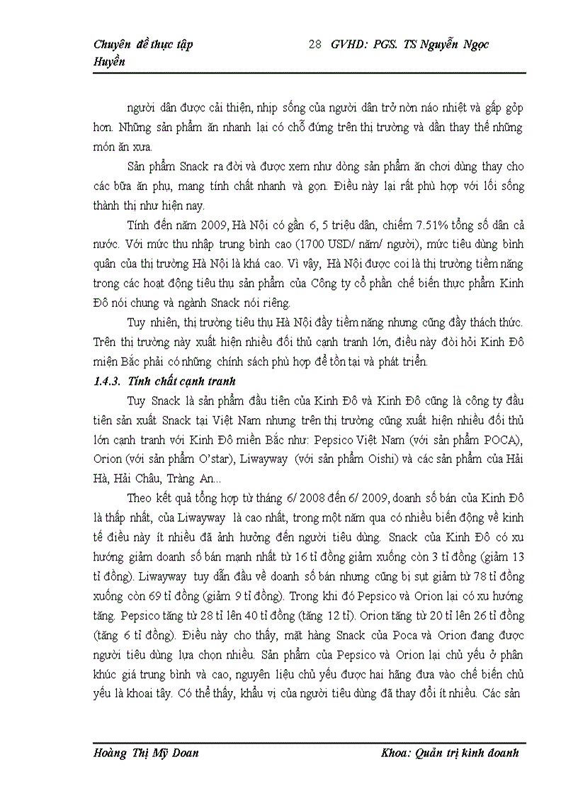 image for page Đẩy mạnh tiêu thụ sản phẩm Snack của Công ty cổ phần chế biến thực phẩm Kinh Đô miền Bắc trên thị trường Hà Nội