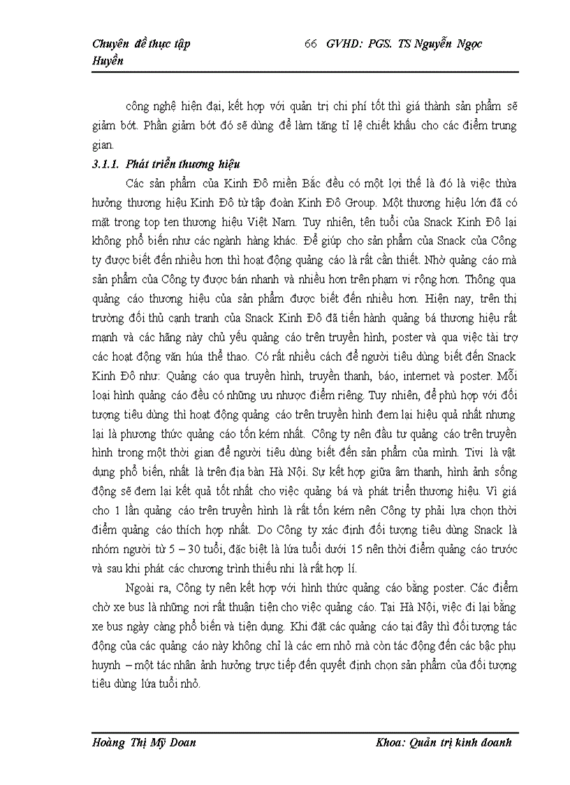image for page Đẩy mạnh tiêu thụ sản phẩm Snack của Công ty cổ phần chế biến thực phẩm Kinh Đô miền Bắc trên thị trường Hà Nội