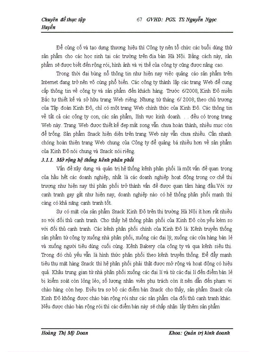 image for page Đẩy mạnh tiêu thụ sản phẩm Snack của Công ty cổ phần chế biến thực phẩm Kinh Đô miền Bắc trên thị trường Hà Nội