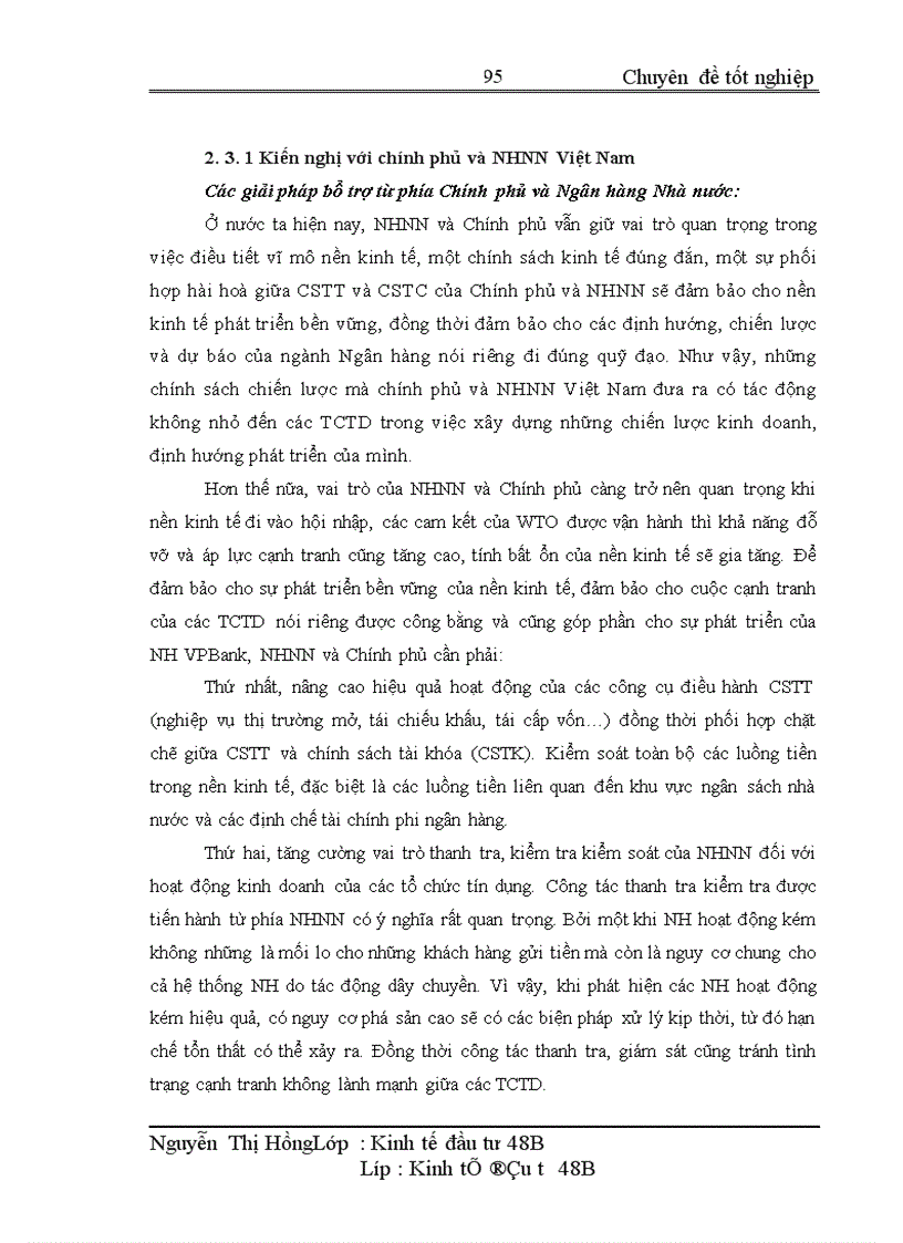 image for page Đầu tư nâng cao năng lực cạnh tranh tại Ngân hàng VPBank chi nhánh Đông Đô. Thực trạng và giải pháp