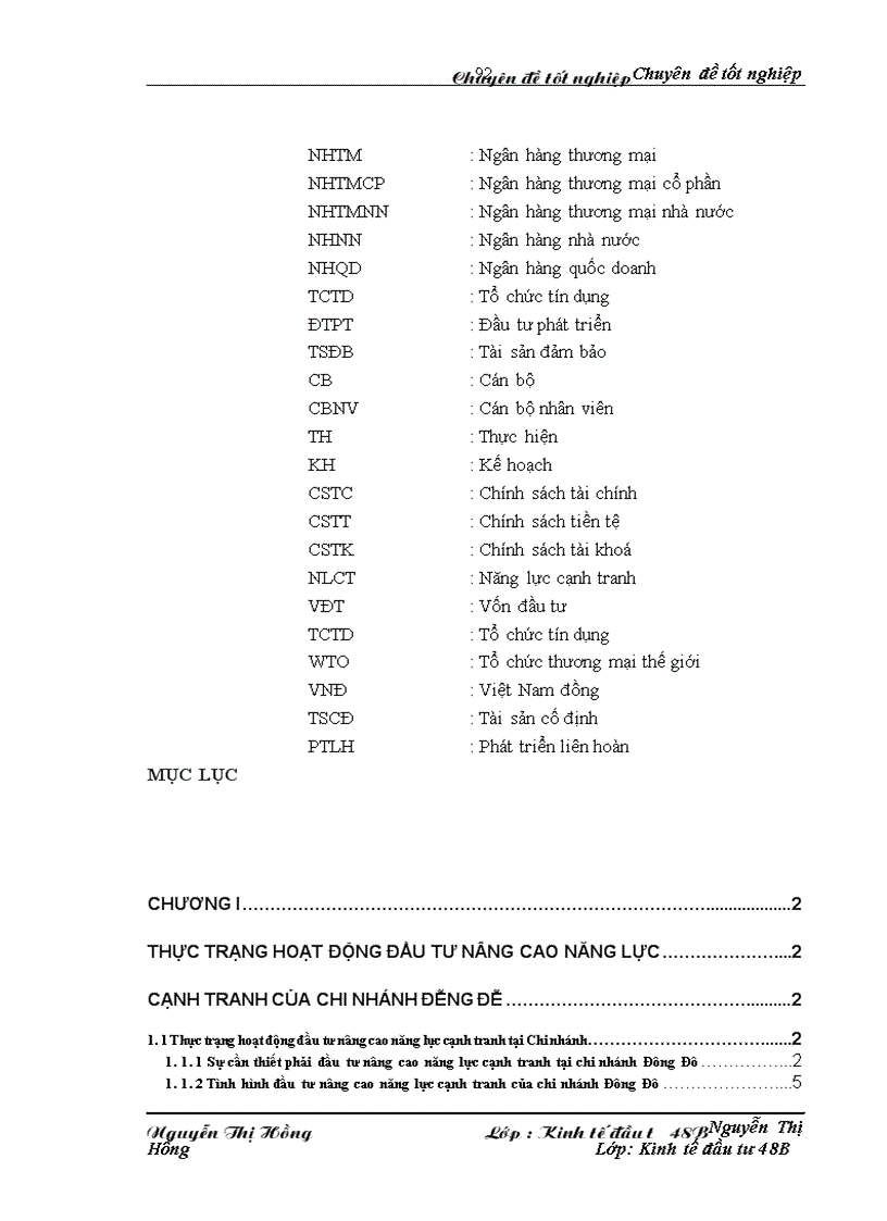 image for page Đầu tư nâng cao năng lực cạnh tranh tại Ngân hàng VPBank chi nhánh Đông Đô. Thực trạng và giải pháp