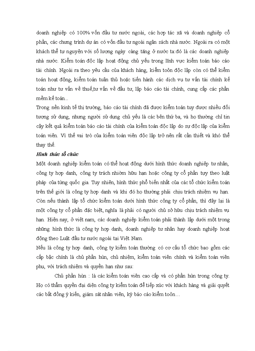image for page Thực trạng của kiểm toán độc lập trong việc kiểm tra,kiểm soát các doanh nghiệp Việt Nam hiện nay