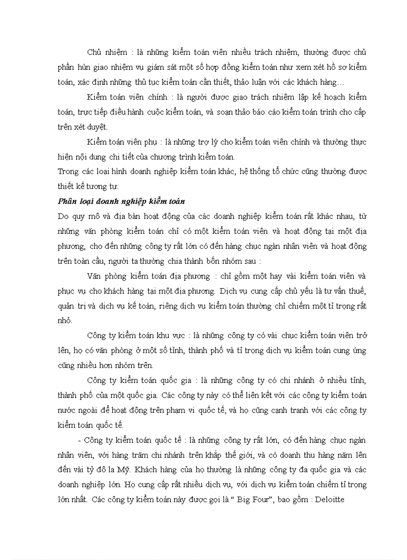 Thực trạng của kiểm toán độc lập trong việc kiểm tra,kiểm soát các doanh nghiệp Việt Nam hiện nay