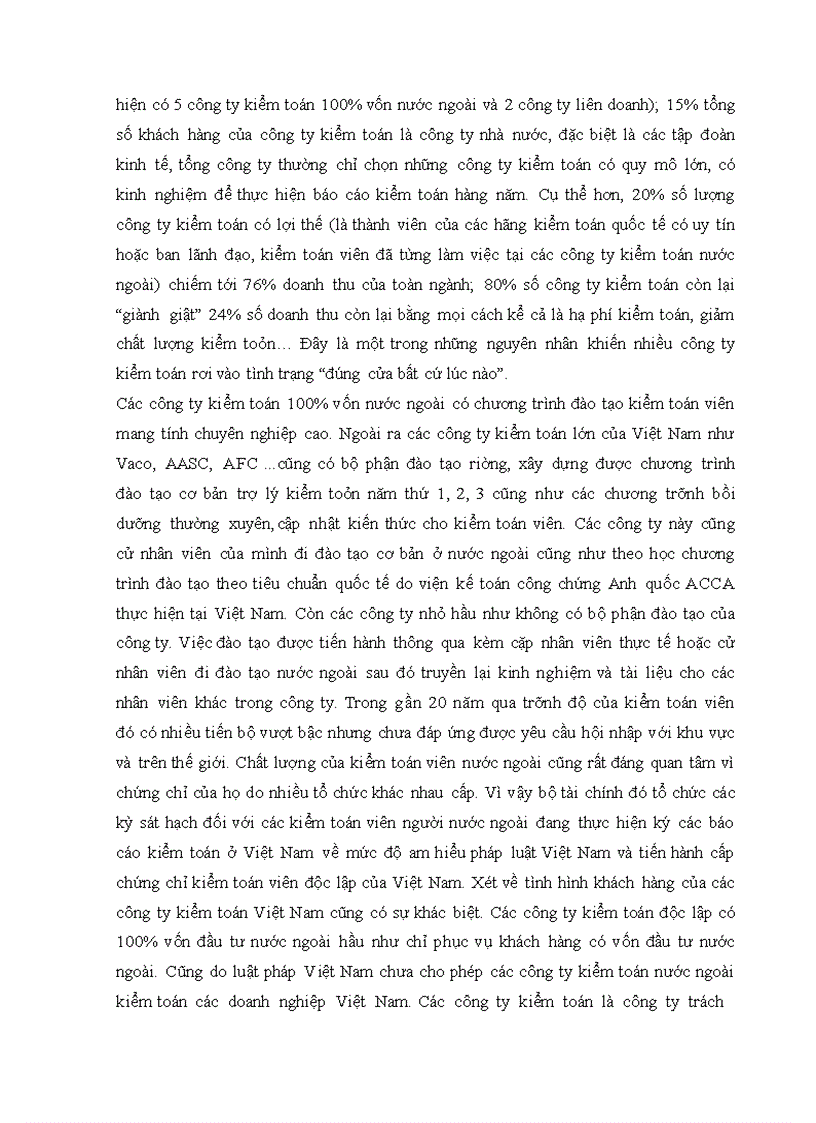image for page Thực trạng của kiểm toán độc lập trong việc kiểm tra,kiểm soát các doanh nghiệp Việt Nam hiện nay