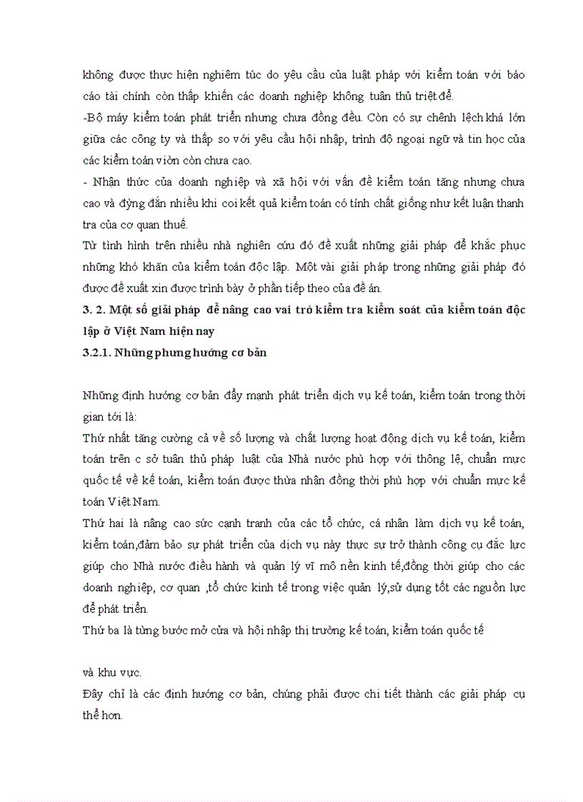 image for page Thực trạng của kiểm toán độc lập trong việc kiểm tra,kiểm soát các doanh nghiệp Việt Nam hiện nay