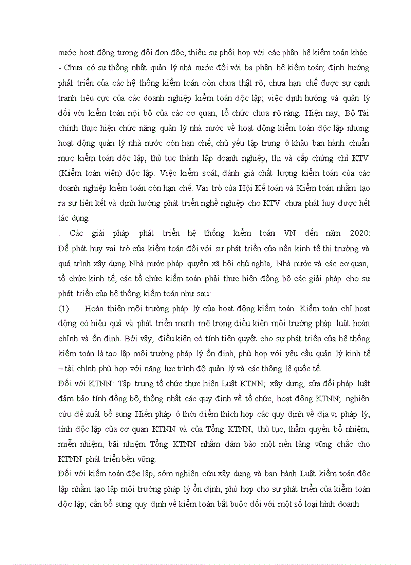 image for page Thực trạng của kiểm toán độc lập trong việc kiểm tra,kiểm soát các doanh nghiệp Việt Nam hiện nay