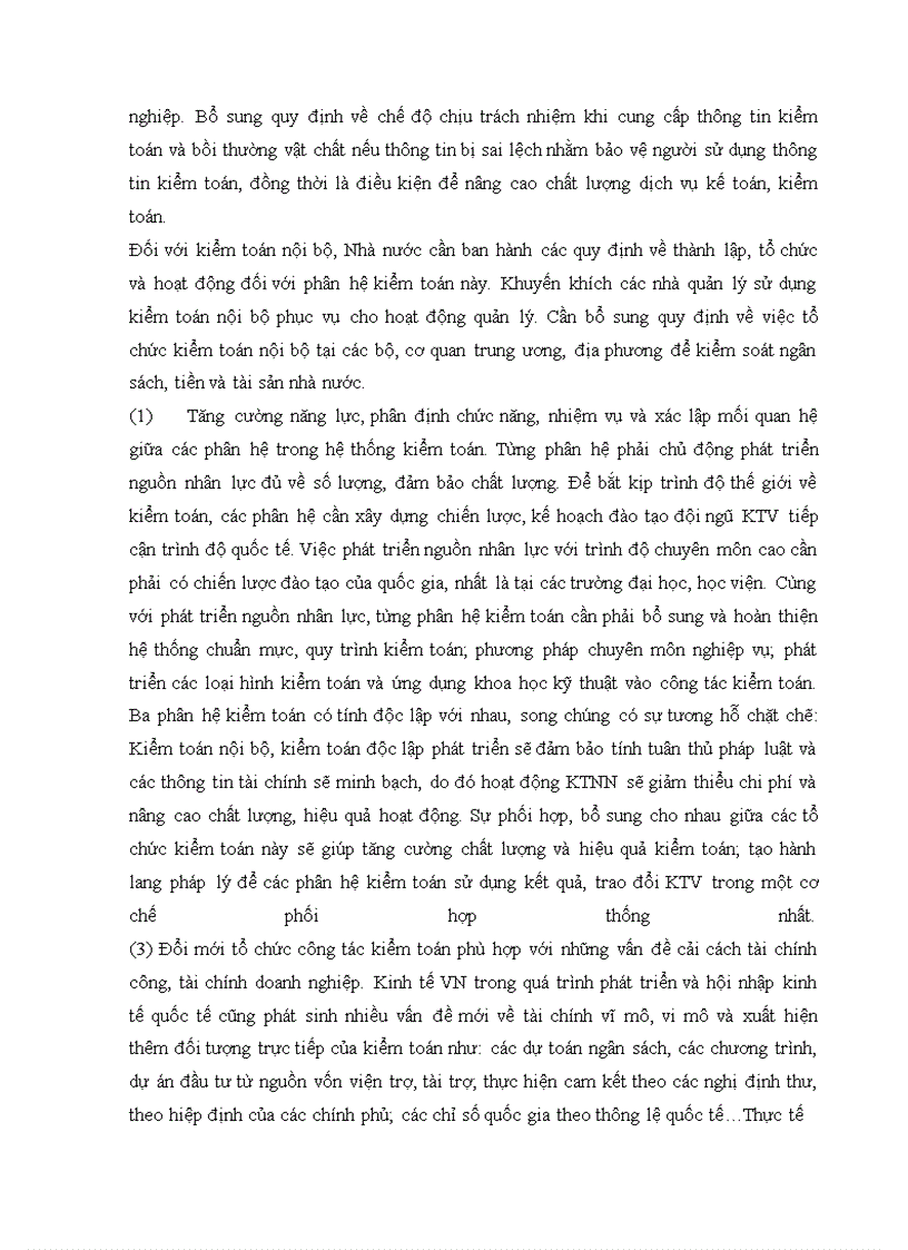 image for page Thực trạng của kiểm toán độc lập trong việc kiểm tra,kiểm soát các doanh nghiệp Việt Nam hiện nay