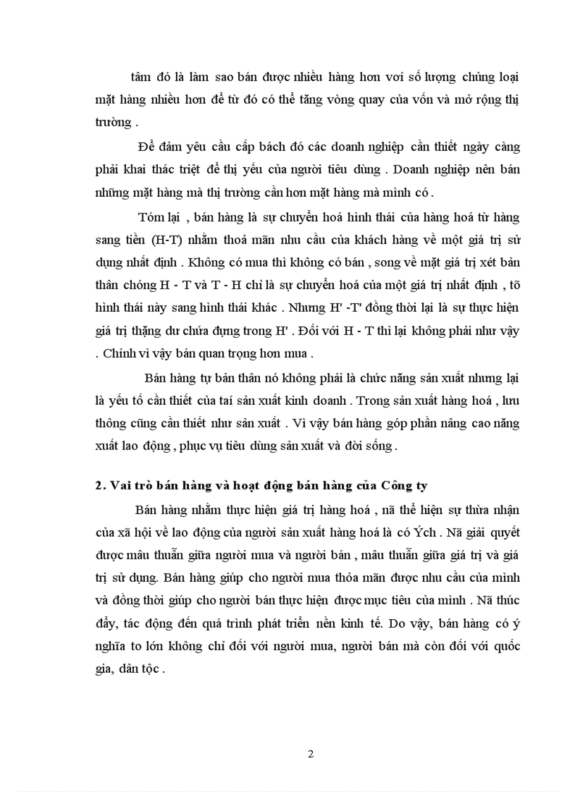 image for page Kháí quát về hoạt động bán hàng của doanh nghiệp trong cơ chế thị trường