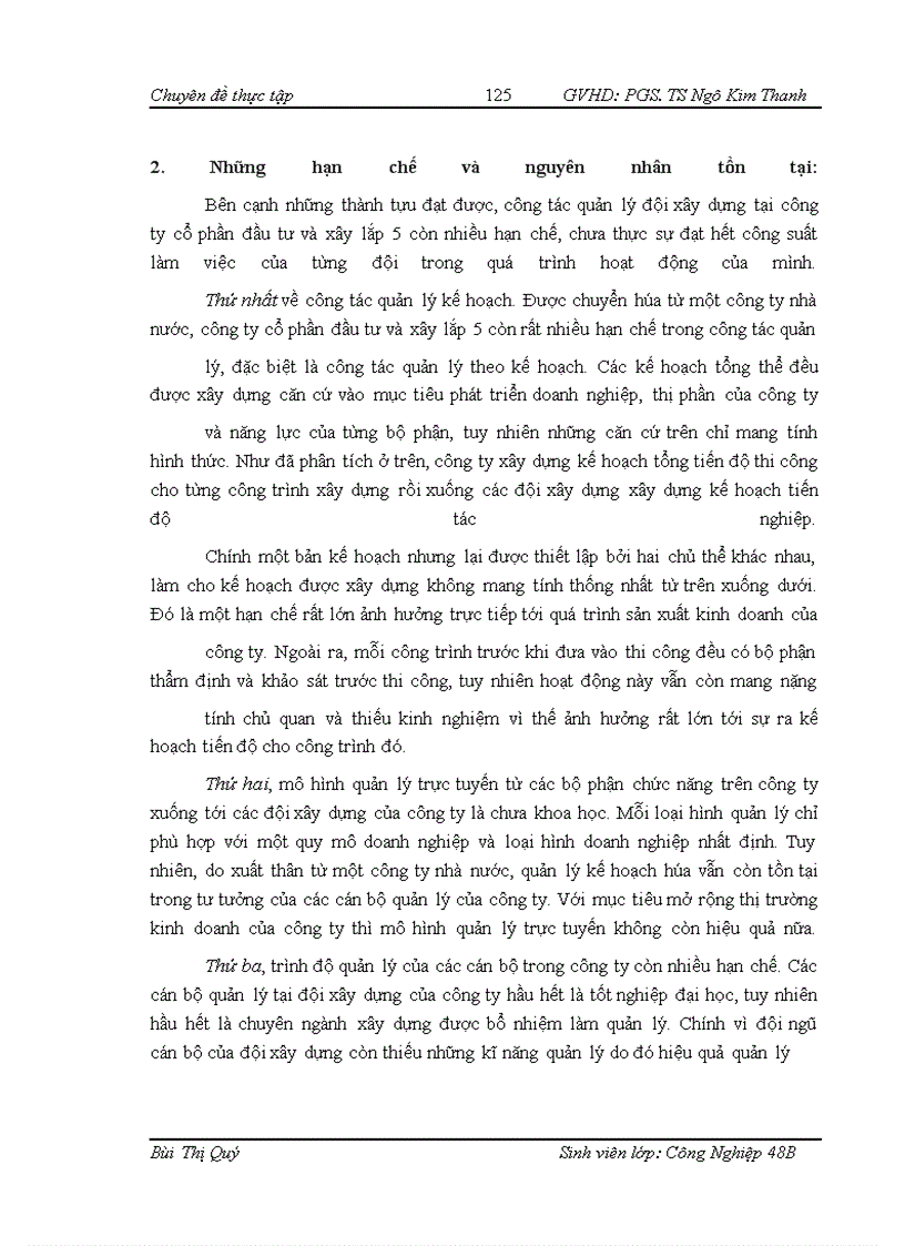 image for page Hoàn thiện công tác quản lý đội xây dựng tại công ty cổ phần đầu tư và xây lắp 5
