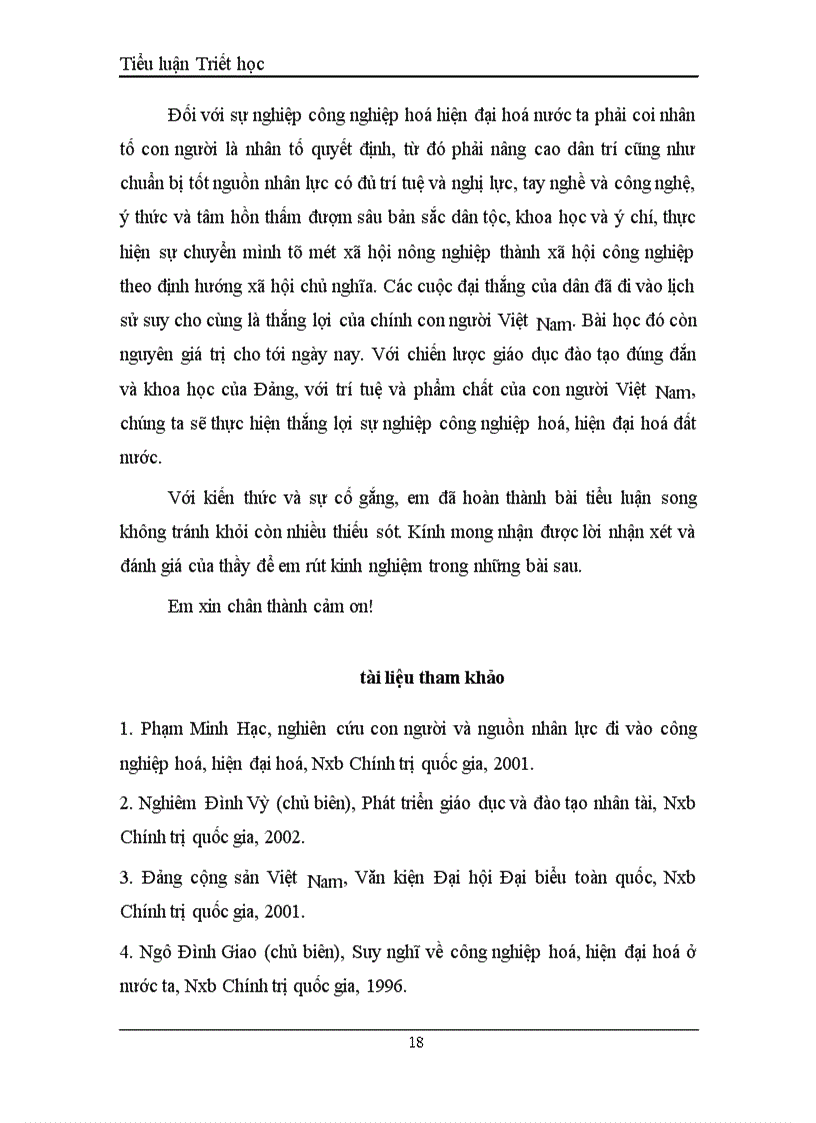 image for page Nhân tố con người trong lực lượng sản xuất với chiến lược phát triển giáo dục đào tạo nguồn nhân lực theo hướng công nghiệp hoá, hiện đại hoá ở việt nam trong thời kỳ quá độ