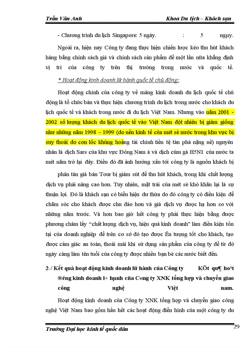 image for page Thực trạng hoạt động kinh doanh lữ hành của công ty XNK tổng hợp và chuyển giao công nghệ Việt Nam