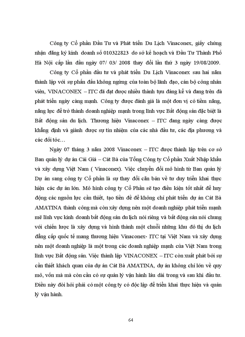 image for page Giải pháp nâng cao hiệu quả sử dụng vốn kinh doanh của Công ty Cổ phần đầu tư và phát triển du lịch VINACONEX – ITC